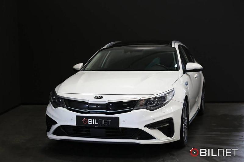 Vit Begagnad 2019 Kia Optima Kombi | 179 900 kr (Lite dyr) - Bild 1/3