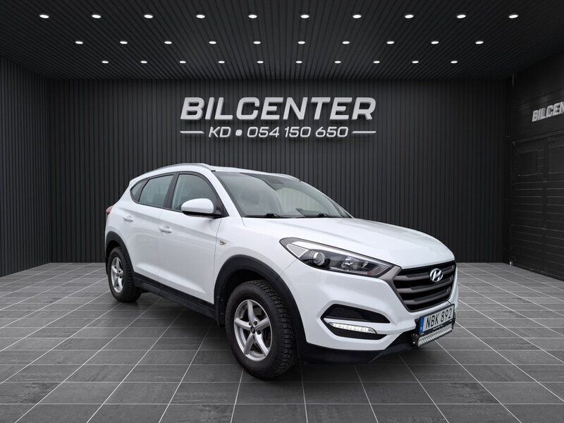 Vit Begagnad 2016 Hyundai Tucson Select SUV | 149 900 kr (Marknadspris) - Bild 1/4