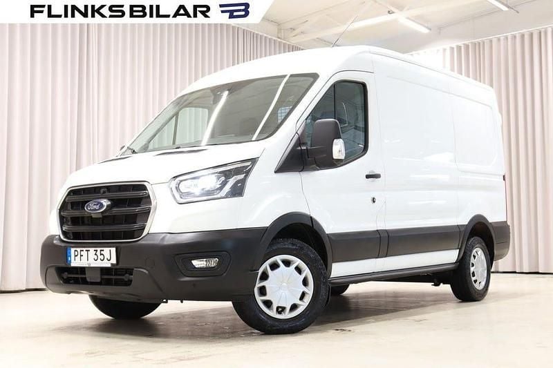 Vit Begagnad 2022 Ford Transit Van | 369 800 kr (Marknadspris) - Bild 1/4