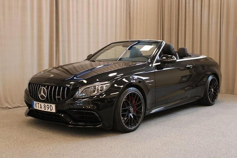 Svart Begagnad 2021 Mercedes C63S AMG AMG Cab | 879 000 kr (Bra pris) - Bild 1/4