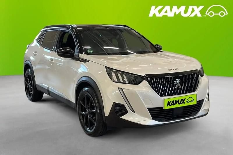 Vit Begagnad 2020 Peugeot 2008 GT-line SUV | 199 700 kr (Lite dyr) - Bild 1/4