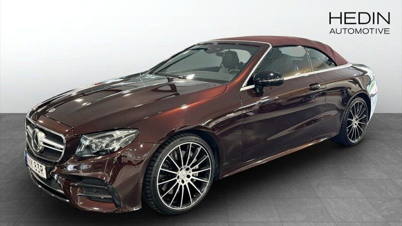 Lila (purple) Begagnad 2019 Mercedes E53 AMG Cab | 699 900 kr (Superpris) - Bild 1/4