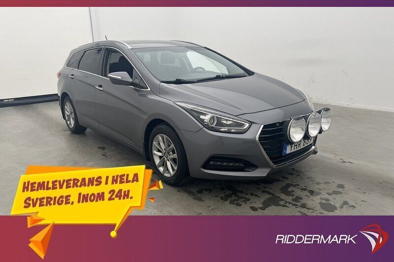 Silver Begagnad 2016 Hyundai i40 Kombi | 139 800 kr (Marknadspris) - Bild 1/3