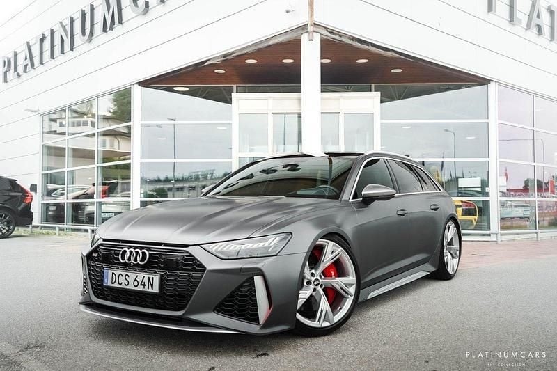 Grå Begagnad 2020 Audi RS6 Kombi | 1 129 000 kr (Marknadspris) - Bild 1/4