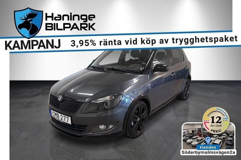 Mörkgrå Begagnad 2012 Skoda Fabia Monte Carlo Halvkombi | 49 995 kr (Marknadspris) - Bild 1/2