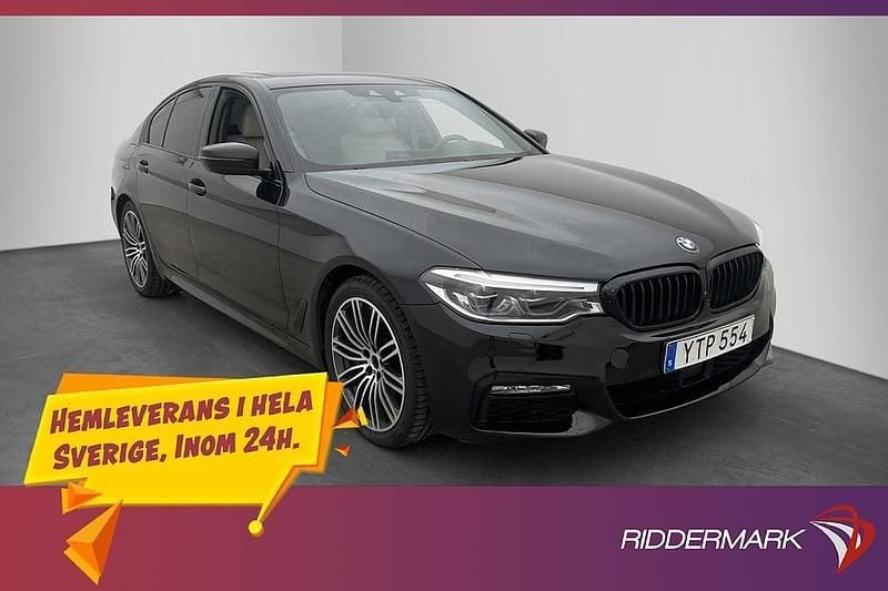 Begagnad BMW 540 M Sport 320 HK (235 kW) 2018 Svart Sedan