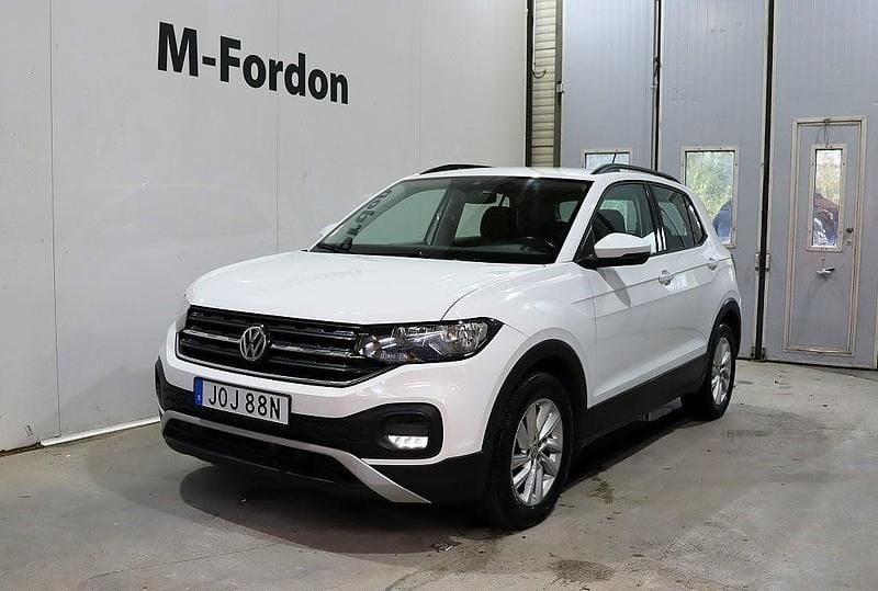 Vit Begagnad 2020 VW T-Cross S SUV | 144 900 kr (Marknadspris) - Bild 1/4