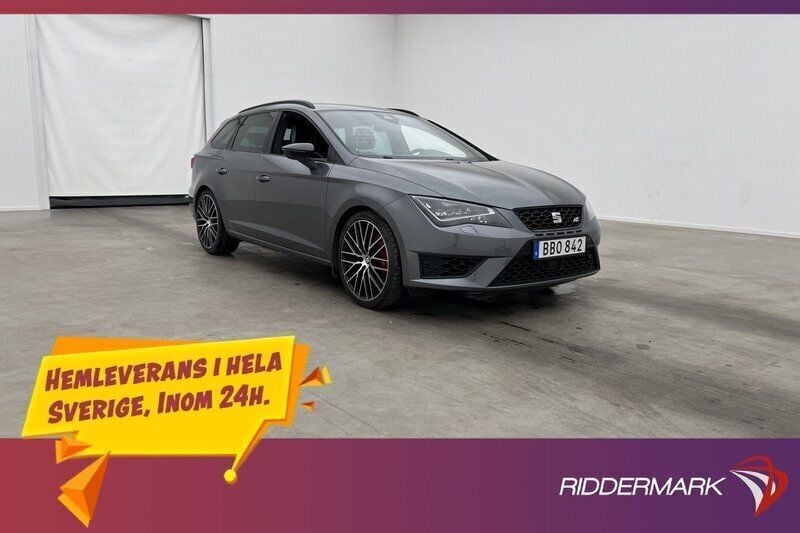 Mörkgrå (mgrå) Begagnad 2016 Cupra Leon Kombi | 219 800 kr (Marknadspris) - Bild 1/3