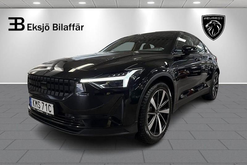 Begagnad Polestar 2 Long Range Dual motor 309 kW (421 HK) 2021 Svart Halvkombi