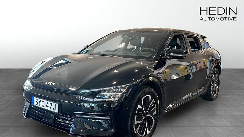 Svart (black) Begagnad 2022 Kia EV6 GT-Line SUV | 379 900 kr (Marknadspris) - Bild 1/4