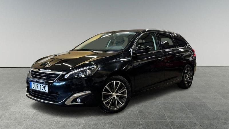 Svart Begagnad 2014 Peugeot 308 Allure Kombi | 59 900 kr (Marknadspris) - Bild 1/4
