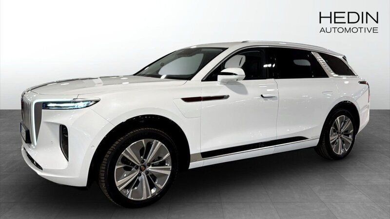 Vit (white) Begagnad 2023 Hongqi E-HS9 SUV | 739 900 kr (Marknadspris) - Bild 1/4