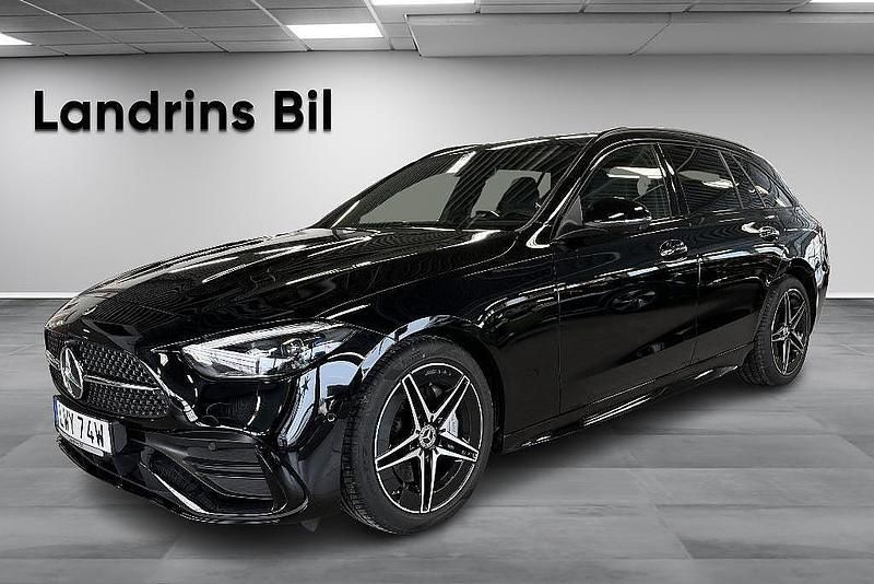 Svart Begagnad 2026 Mercedes C220 AMG Line Premium Halvkombi | 559 900 kr - Bild 1/4