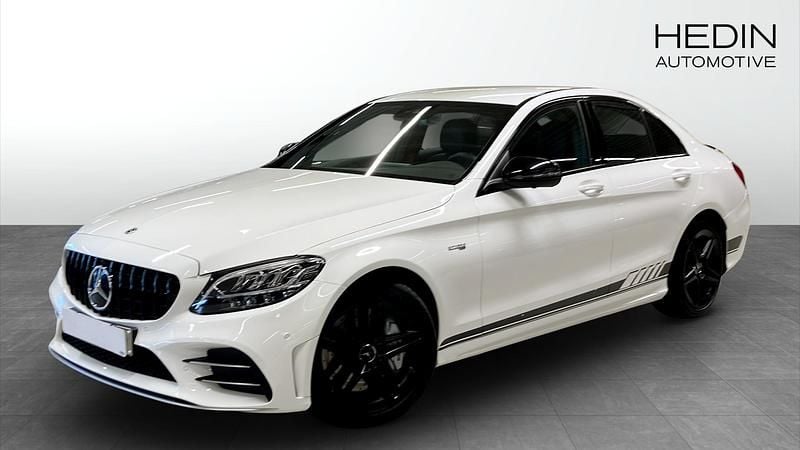 Vit (white) Begagnad 2019 Mercedes C43 AMG AMG Sedan | 456 700 kr (Bra pris) - Bild 1/4