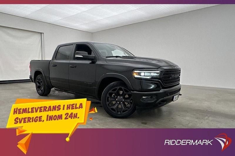 Svart Begagnad 2022 Dodge Ram Limited Pickup | 789 800 kr (Marknadspris) - Bild 1/3
