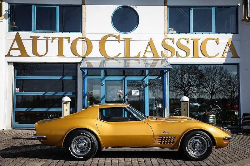 War bonnet yellow metallic Begagnad 1971 Chevrolet Corvette Stingray Sportkupé | 439 000 kr - Bild 1/4