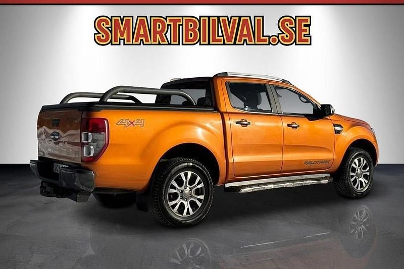 Begagnad Ford Ranger Wildtrack 200 HK (147 kW) 2017 Orange Pickup