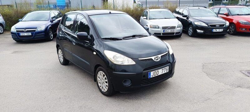 Vit (svart) Begagnad 2009 Hyundai i10 Halvkombi | 19 900 kr - Bild 1/4
