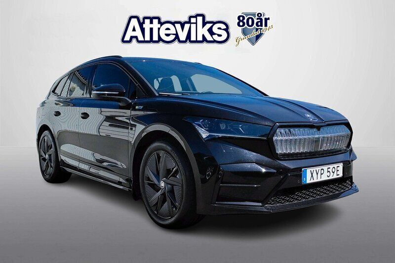 Svart Begagnad 2023 Skoda Enyaq iV RS SUV | 479 900 kr (Superpris) - Bild 1/4