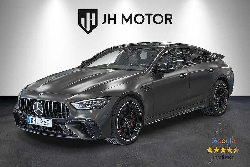Grå Begagnad 2023 Mercedes AMG GT63 S E Performance AMG Sportkupé | 1 499 900 kr - Bild 1/4