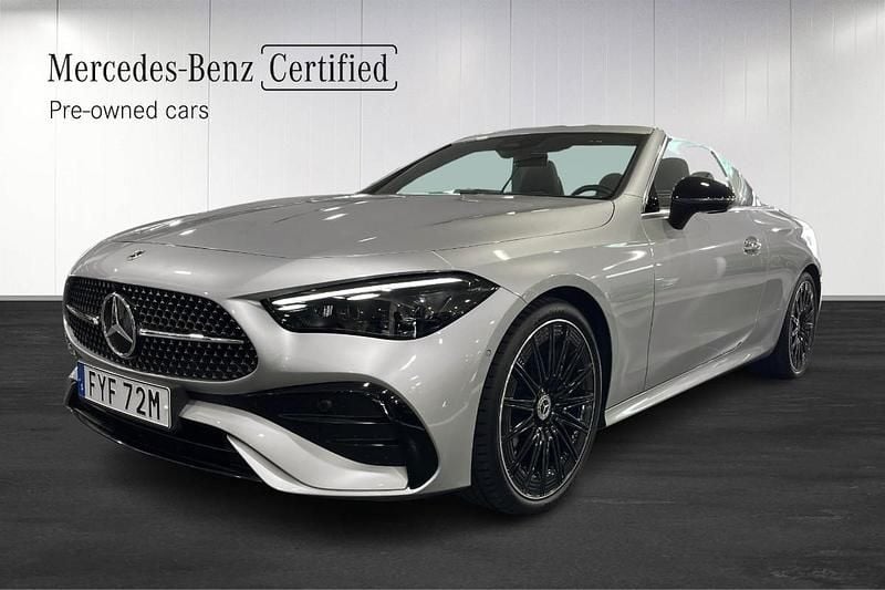 Svart Begagnad 2024 Mercedes CLE300 AMG line Cab | 695 000 kr (Marknadspris) - Bild 1/4