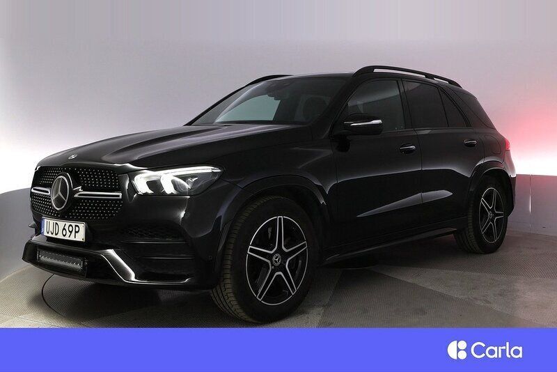 Svart Begagnad 2022 Mercedes GLE350e AMG SUV | 643 900 kr (Bra pris) - Bild 1/4