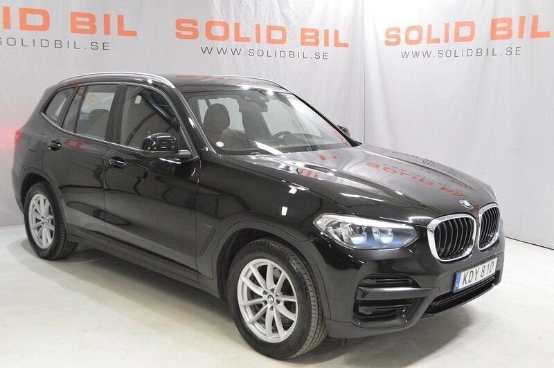 Svart Begagnad 2019 BMW X3 Advantage SUV | 229 900 kr - Bild 1/4