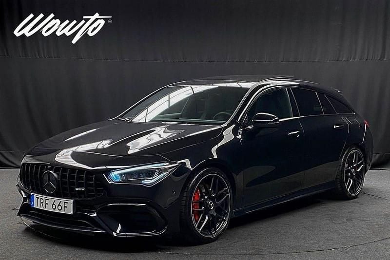 Svart Begagnad 2021 Mercedes CLA45 AMG AMG Kombi | 489 800 kr (Bra pris) - Bild 1/3