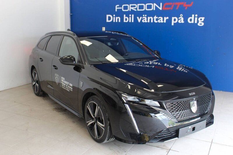 Svart Begagnad 2022 Peugeot 308 Kombi | 439 900 kr - Bild 1/4