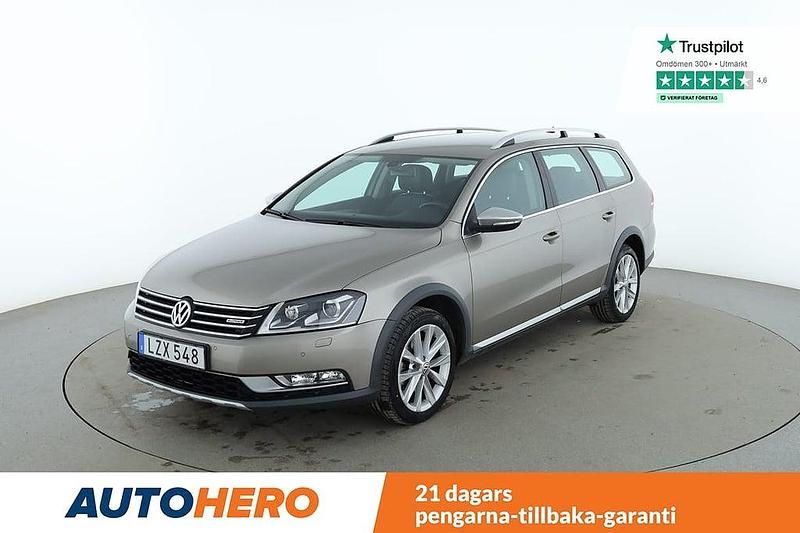 Ljusbrun Begagnad 2014 VW Passat Alltrack Kombi | 144 000 kr (Marknadspris) - Bild 1/4