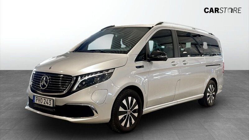 Silver Begagnad 2020 Mercedes EQV300 Avantgarde Minibuss | 449 900 kr - Bild 1/4