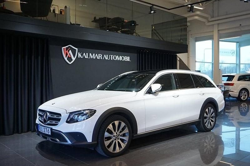 Begagnad Mercedes E220 All-Terrain Avantgarde 194 HK (142 kW) 2017 Vit Kombi