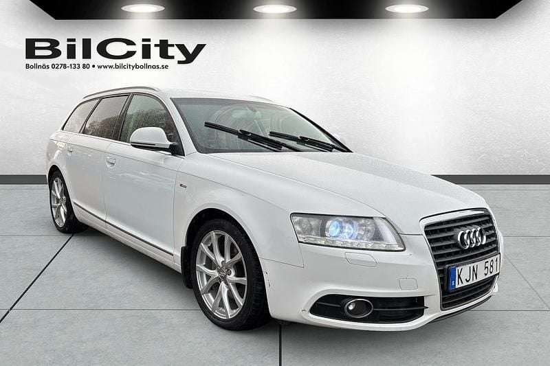 Begagnad Audi A6 S-Line 171 HK (125 kW) 2010 Vit Kombi