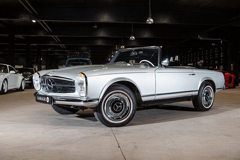 Silver Begagnad 1965 Mercedes W113 Cab | 1 279 230 kr - Bild 1/4