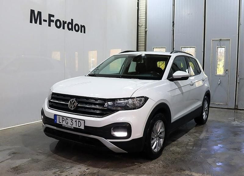 Vit Begagnad 2019 VW T-Cross S SUV | 119 900 kr (Marknadspris) - Bild 1/4