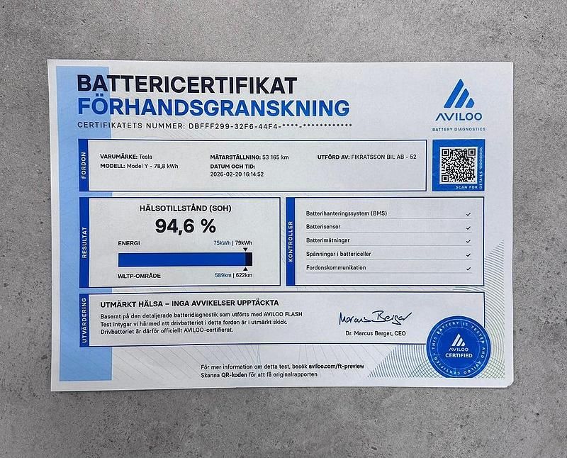 Begagnad Tesla Model Y Long Range AWD 378 kW (514 HK) 2022 Vit SUV