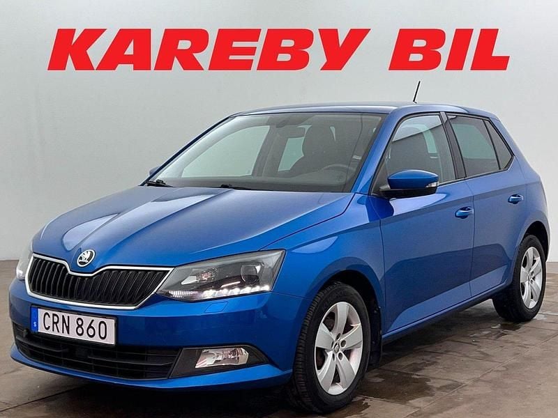 Blå Begagnad 2015 Skoda Fabia Elegance Halvkombi | 69 900 kr (Bra pris) - Bild 1/3