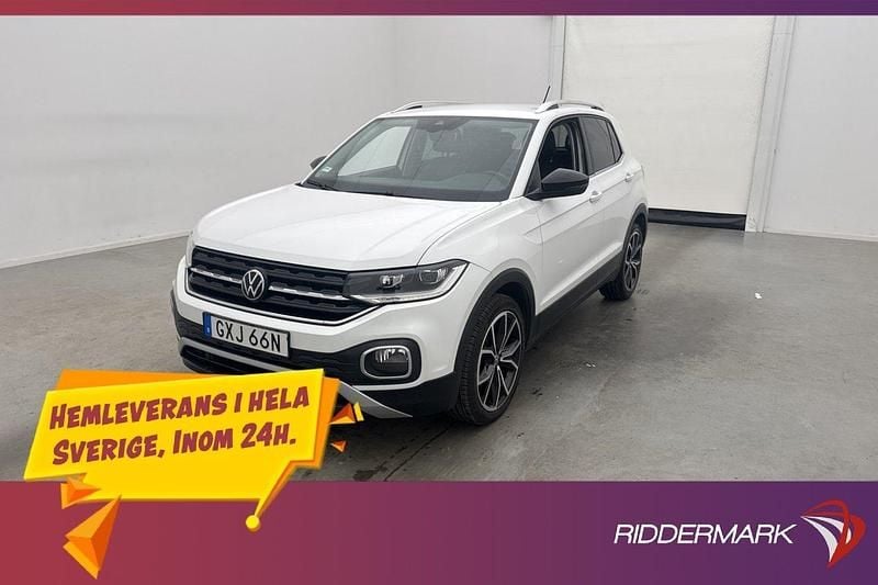Vit Begagnad 2020 VW T-Cross GT SUV | 213 900 kr (Marknadspris) - Bild 1/3