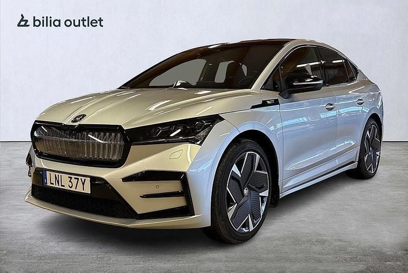 Begagnad Skoda Enyaq iV RS 250 kW (340 HK) 2023 Silver SUV