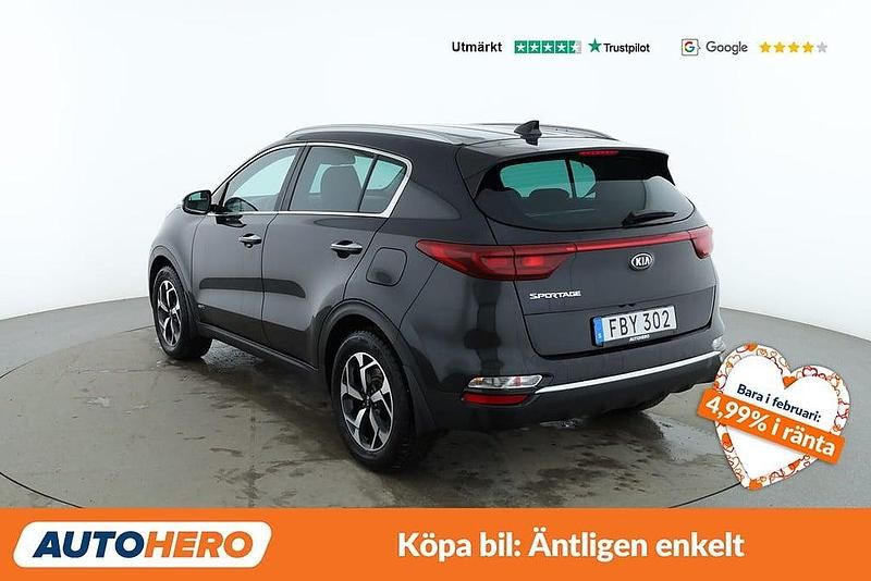 Begagnad Kia Sportage Active 137 HK (100 kW) 2018 Svart SUV