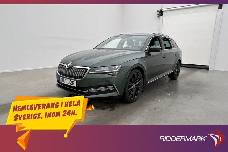 Grön Begagnad 2020 Skoda Superb LAURIN & KLEMENT Kombi | 259 800 kr (Marknadspris) - Bild 1/3