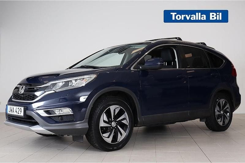 Blå Begagnad 2015 Honda CR-V Executive SUV | 189 900 kr (Marknadspris) - Bild 1/3