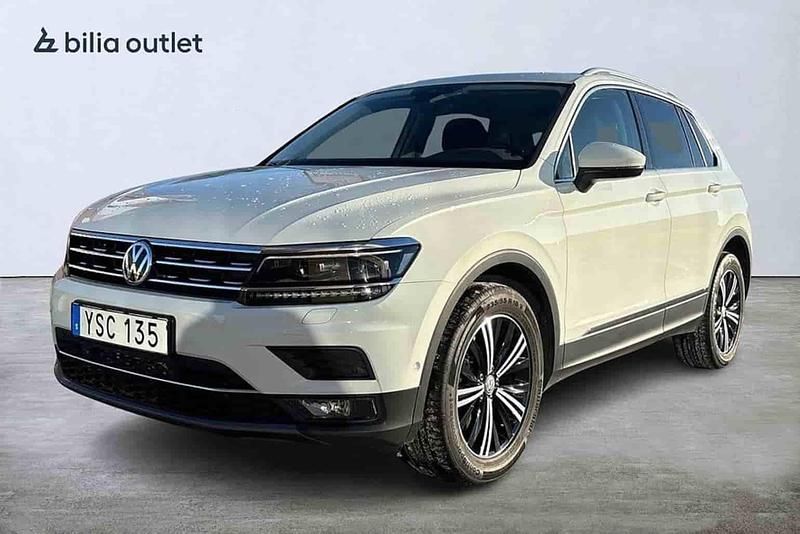 Vit Begagnad 2018 VW Tiguan SUV | 264 900 kr (Marknadspris) - Bild 1/1