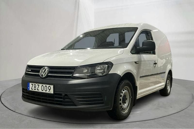 Vit Begagnad 2018 VW Caddy Minibuss | 59 000 kr - Bild 1/4