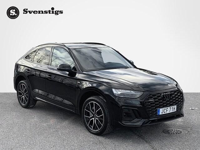 Begagnad Audi Q5 Sportback S-Line 204 HK (150 kW) 2022 Svart SUV