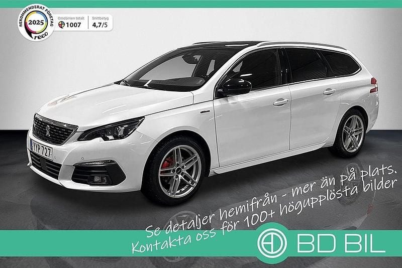 Begagnad Peugeot 308 SW GT-line 131 HK (96 kW) 2017 Vitmetallic Kombi