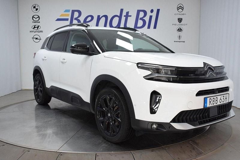 Vit Begagnad 2024 Citroën C5 Aircross PureTech SUV | 259 900 kr (Marknadspris) - Bild 1/3
