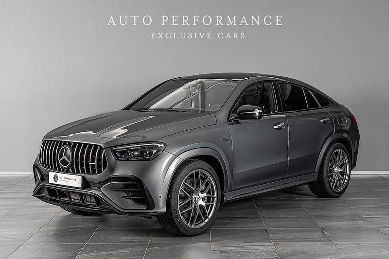 Grå Begagnad 2024 Mercedes GLE53 AMG AMG Sportkupé | 1 499 900 kr - Bild 1/4