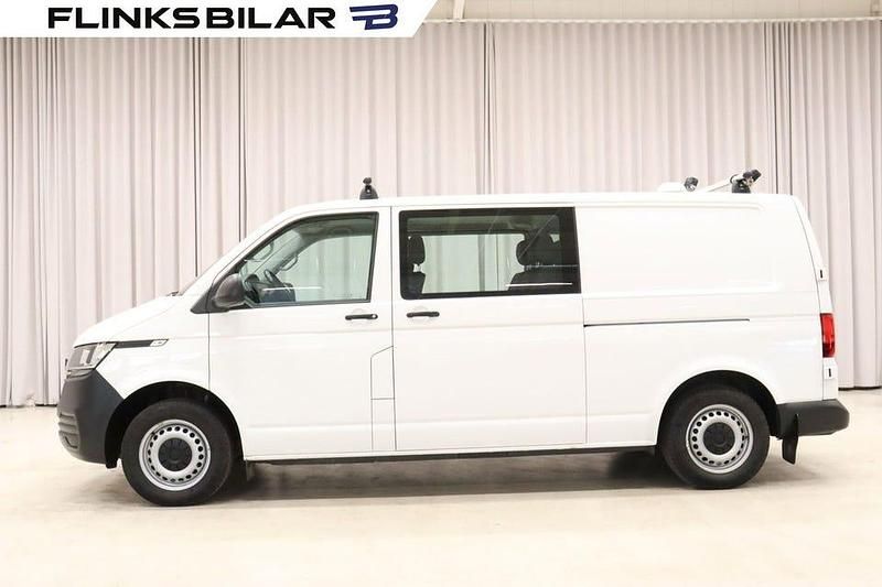 Vit Begagnad 2021 VW T6.1 Van | 398 750 kr (Marknadspris) - Bild 1/4