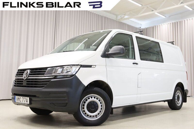 Vit Begagnad 2020 VW T6.1 Van | 379 900 kr (Dyr) - Bild 1/4